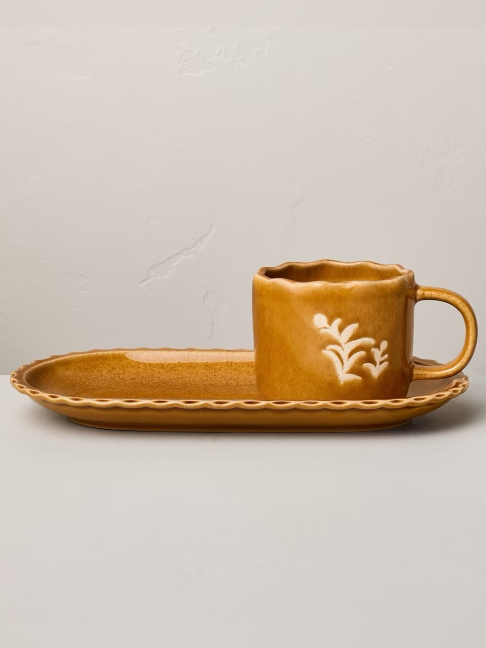 Pastry Plate and Mug Set Gold - Hearth & Hand™ with Magnolia